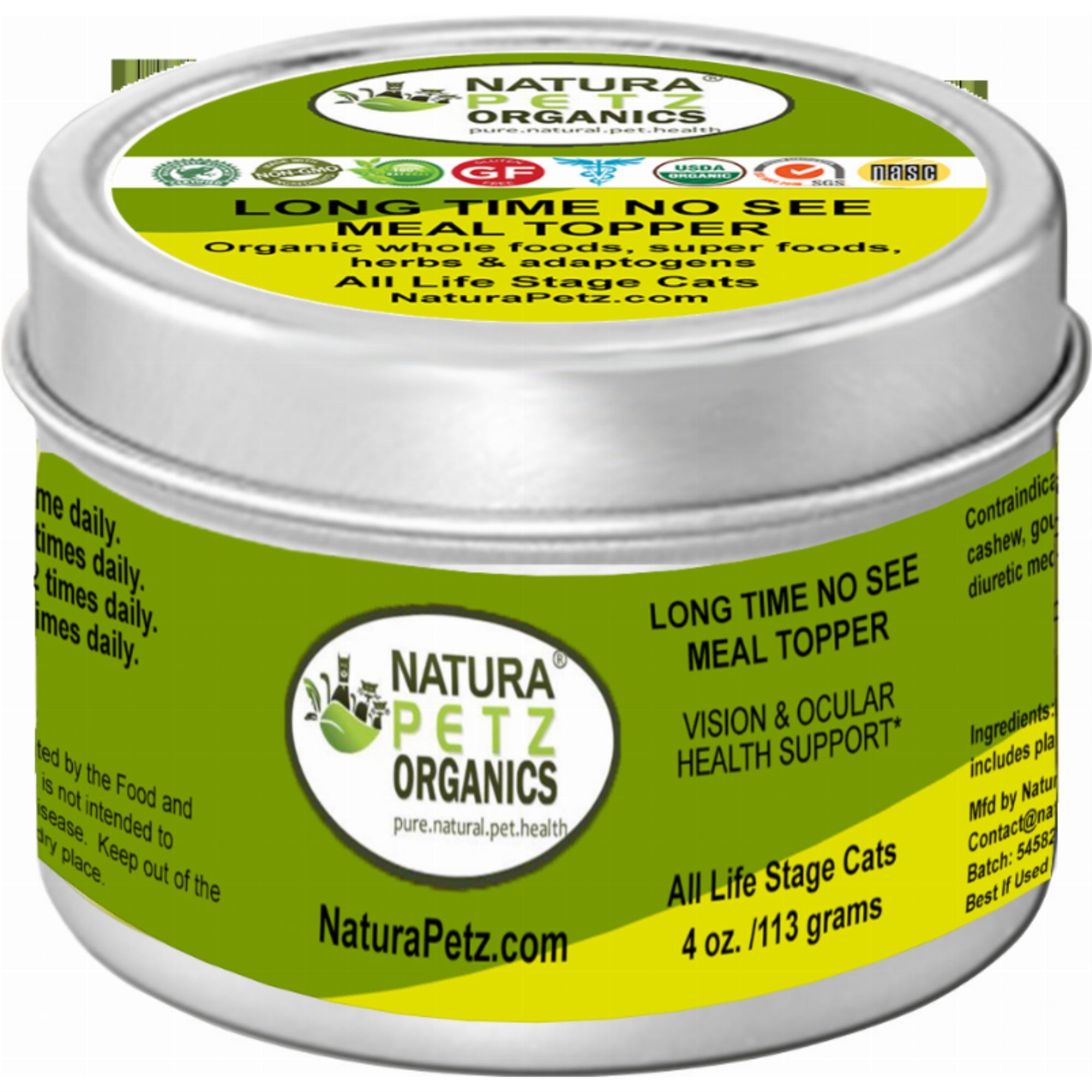 Long Time No See Meal Topper*  Vision & Ocular Health Support* In Dogs And Cats*