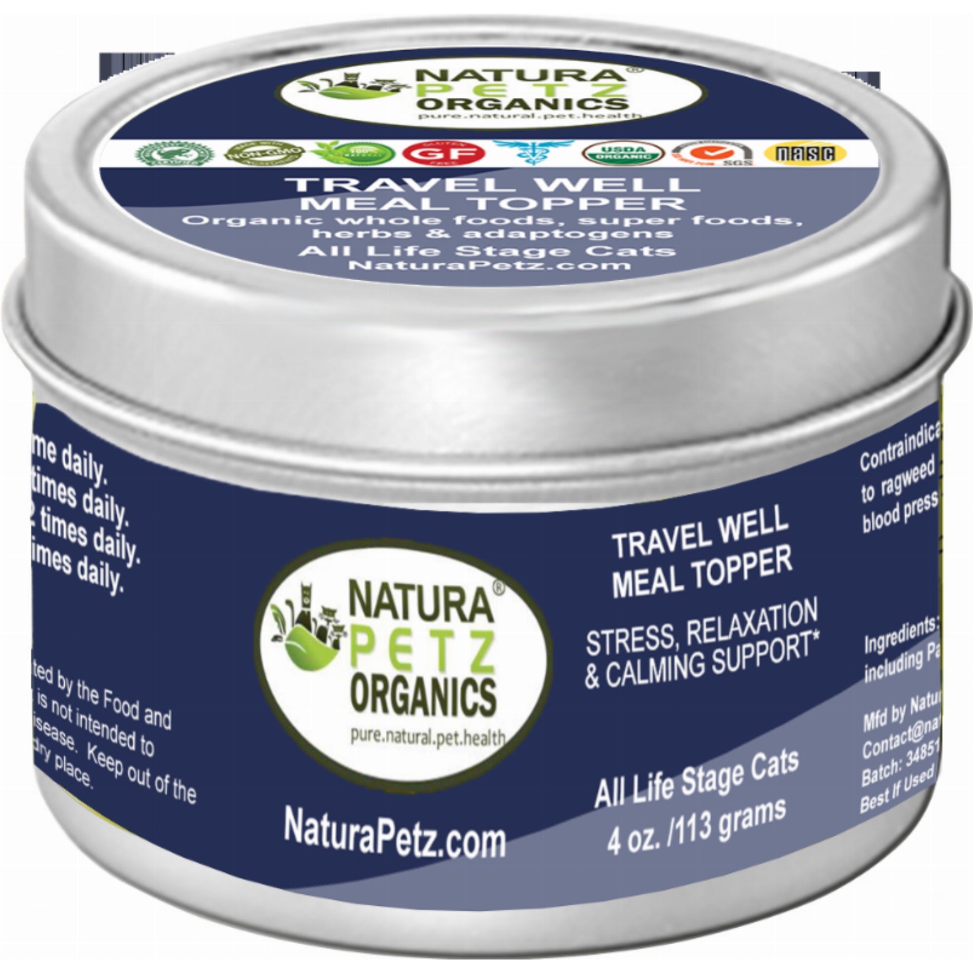Travel Well Meal Topper* Stress, Relaxation & Calming Support For Dogs And Cats On The Go*