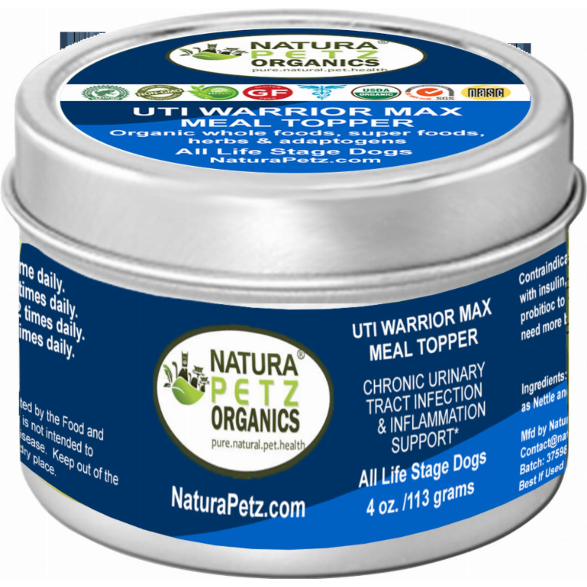 Uti Warrior Max Meal Topper* Chronic Urinary Tract Infection & Inflammation Support*
