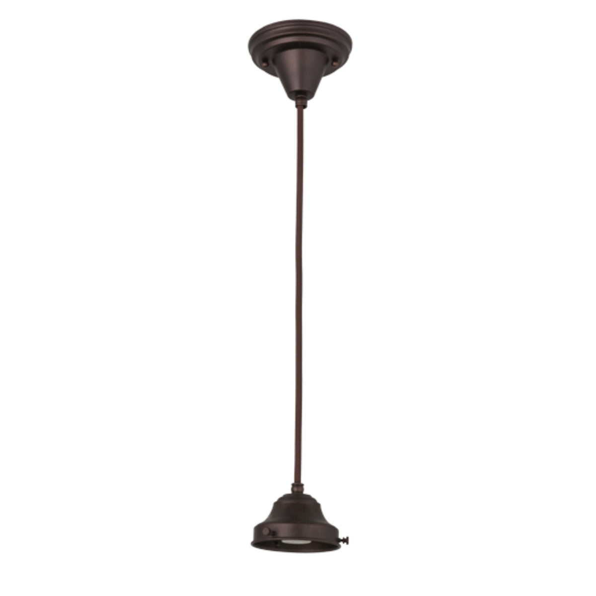 4'W Revival Mahogany Bronze 1 Lt Pendant Hardware