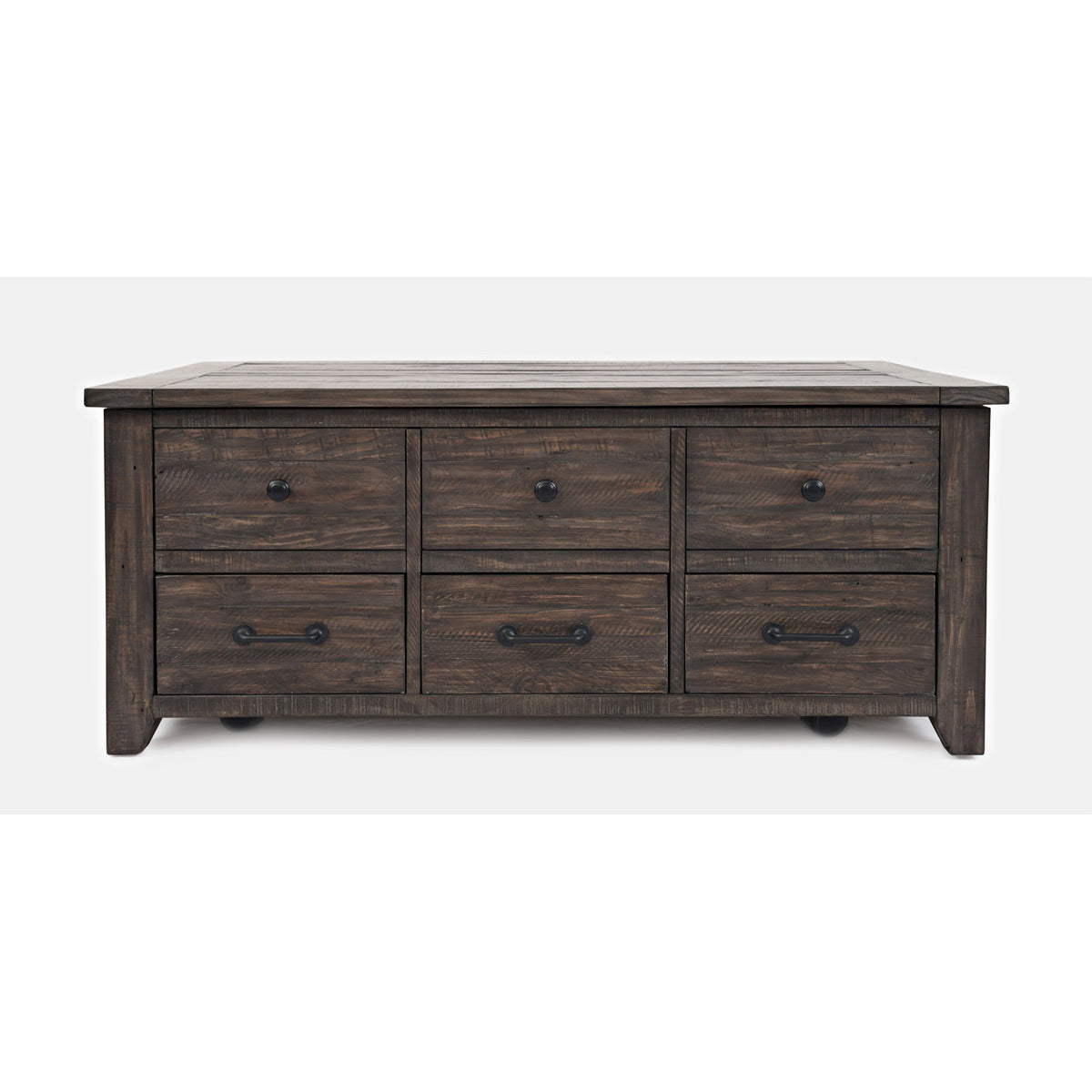 Madison County Rustic Reclaimed Solid Wood 48' Farmhouse Harris Lift-Top Coffee Table