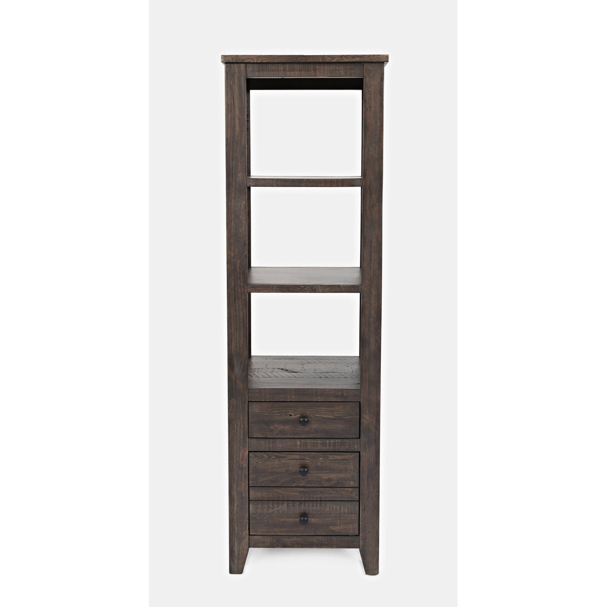 Madison County Rustic Reclaimed Solid Wood Farmhouse 22' Pier Bookcase