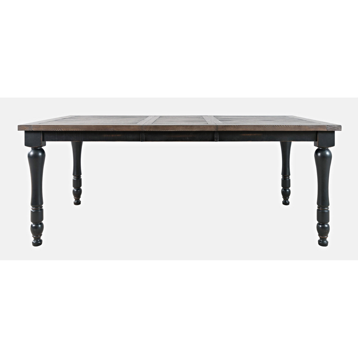 Madison County Rustic Reclaimed Solid Wood Farmhouse 78' Extension Dining Table
