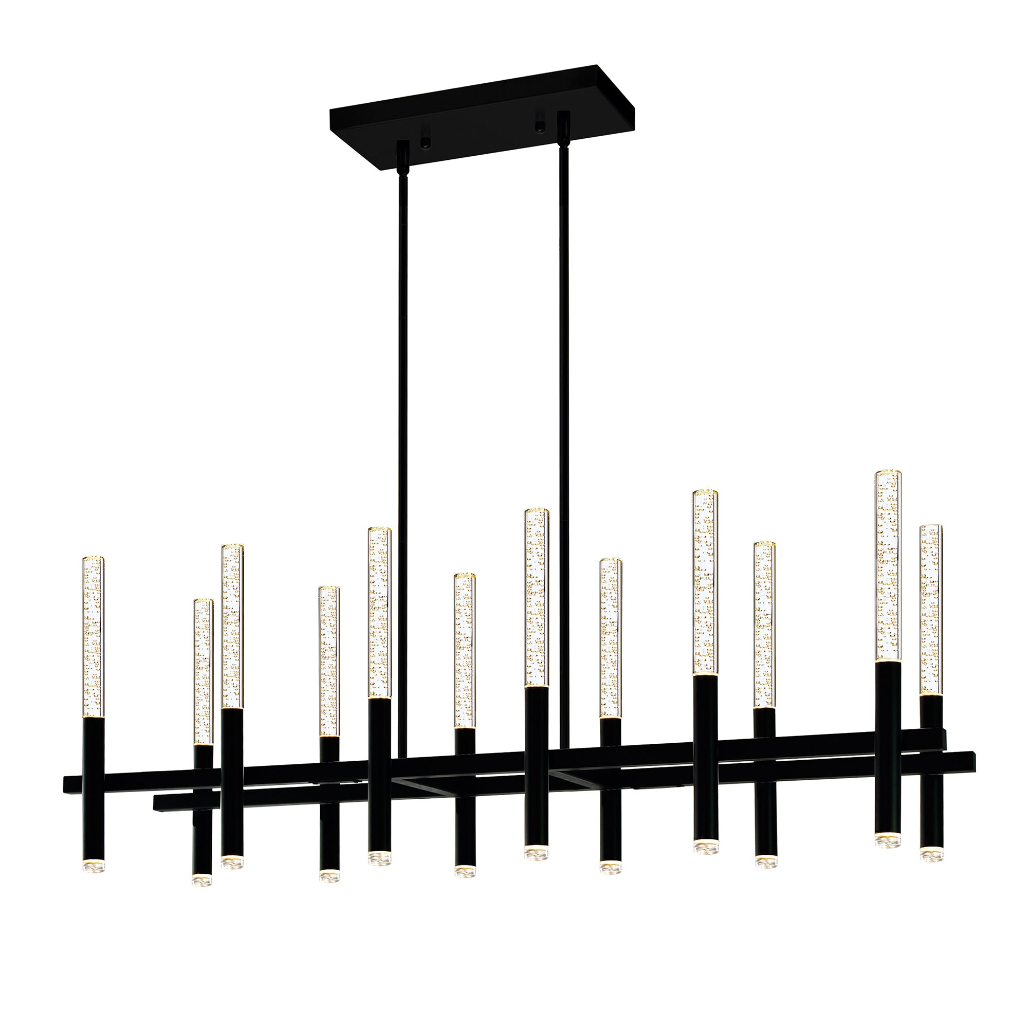 Dragonswatch Integrated Led Black Chandelier