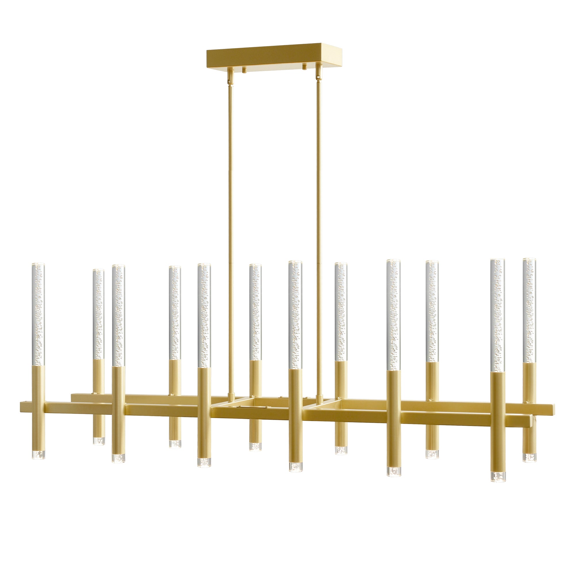 Dragonswatch Integrated Led Satin Gold Chandelier