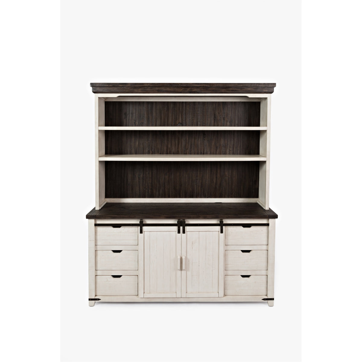 Madison County Rustic Reclaimed Pine Farmhouse Hutch Server