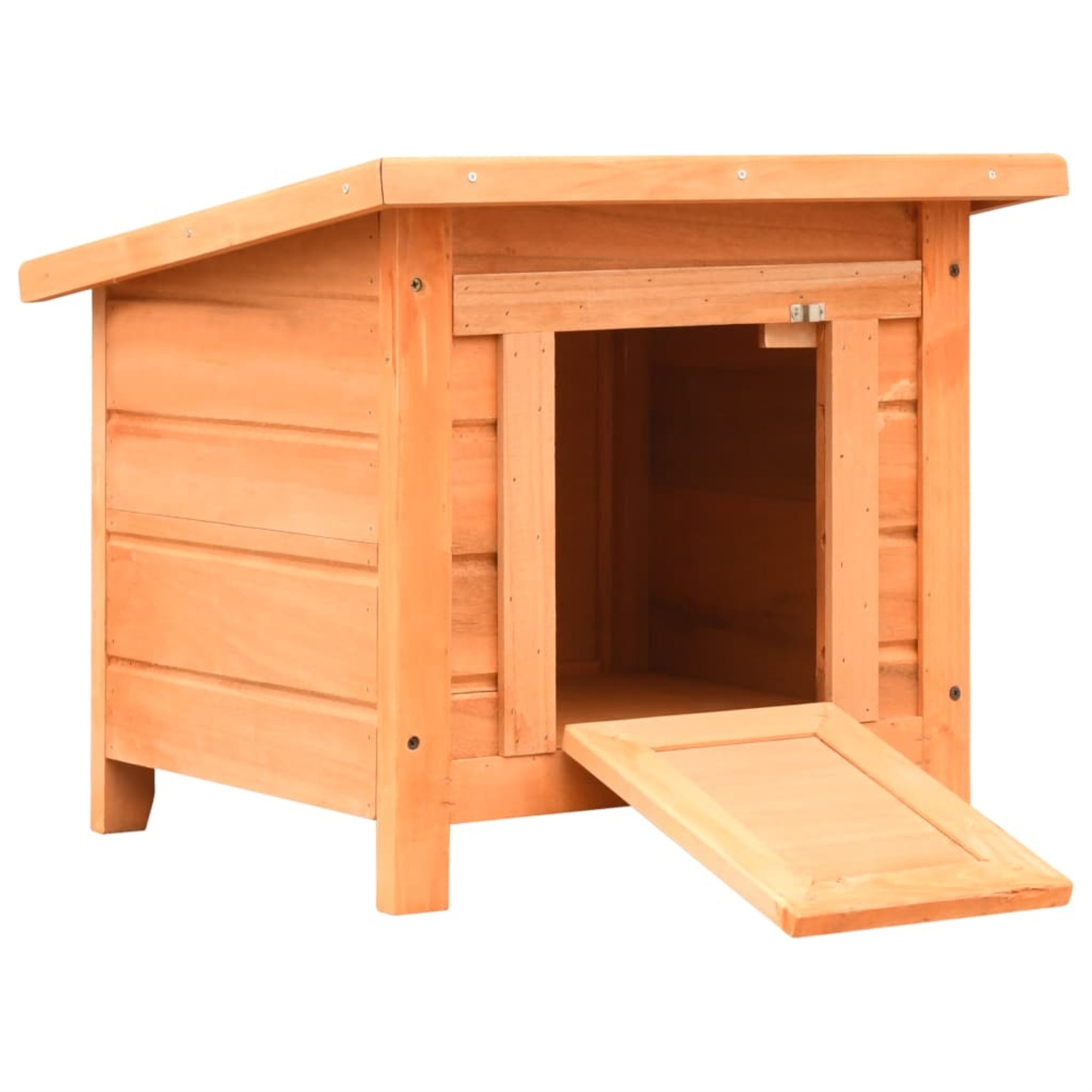 Vidaxl Cat House Solid Pine & Fir Wood 19.7'X18.1'X17.1'
