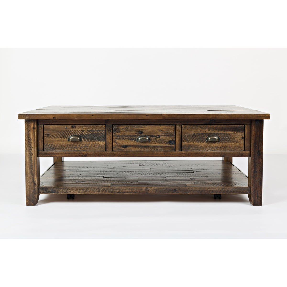 Artisan'S Craft Rustic Farmhouse Distressed Solid Wood Coffee Table