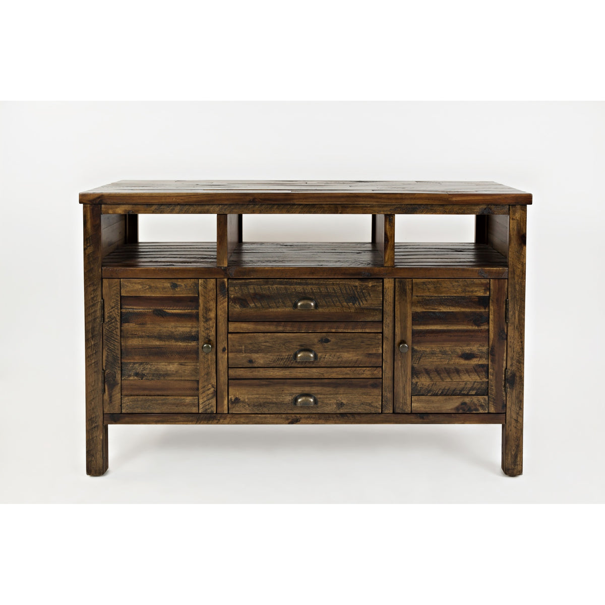 Artisan'S Craft 50' Rustic Farmhouse Solid Wood Distressed Media Console Tv Stand