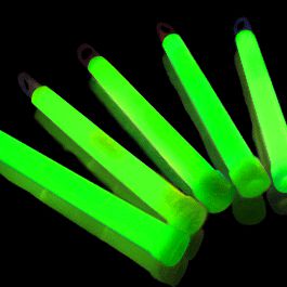 6 Inch Glow Sticks Green