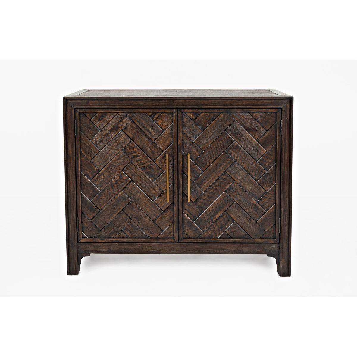 Gramercy Mid-Century Modern Chevron Two Door 40' Accent Chest