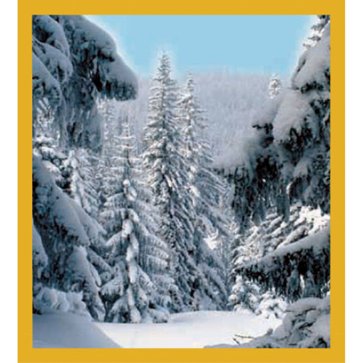 Snowy Forest - Magnetic Bookmark