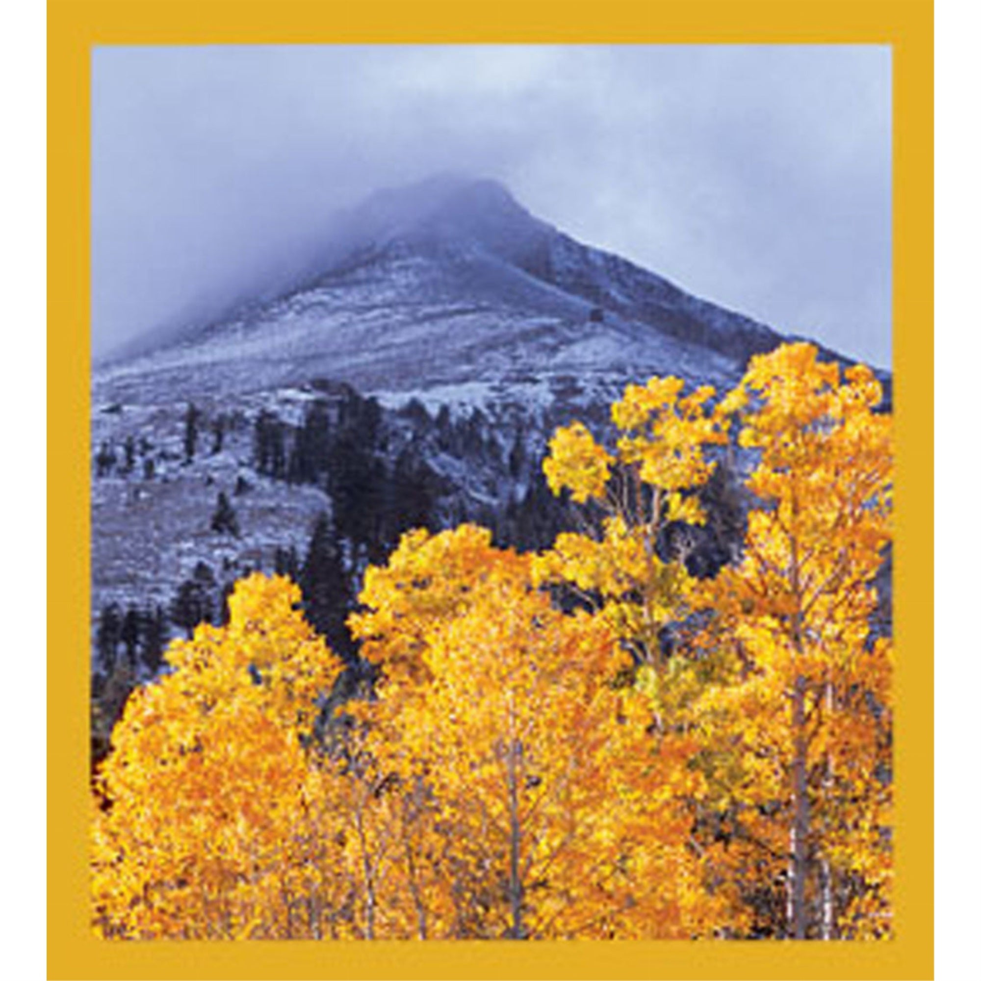 When Winter Meets Fall - Magnetic Bookmark