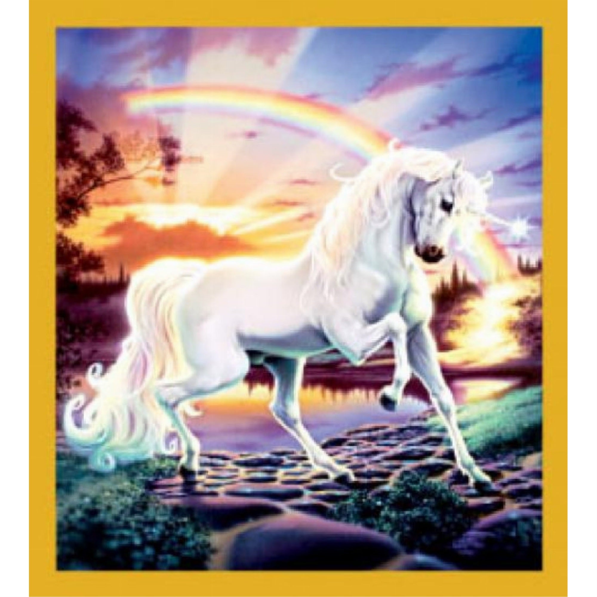 Rainbow Unicorn - Magnetic Bookmark