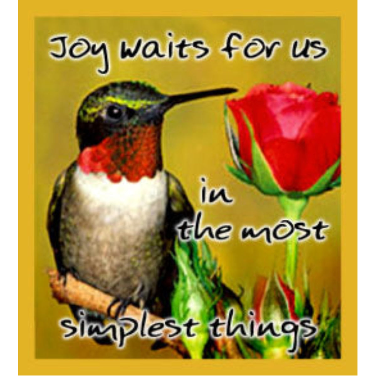 Joy Waits For Us - Magnetic Bookmark