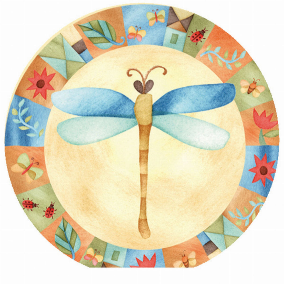 Dragonfly- Round Magnetic Bookmark