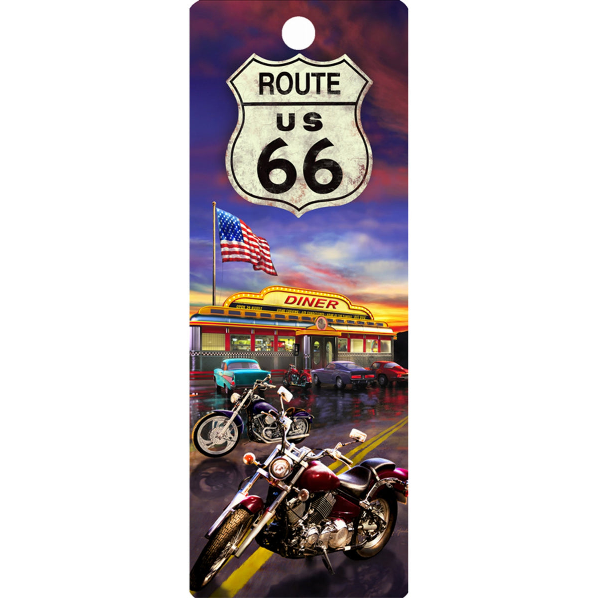 Route 66 - 3D Bookmark