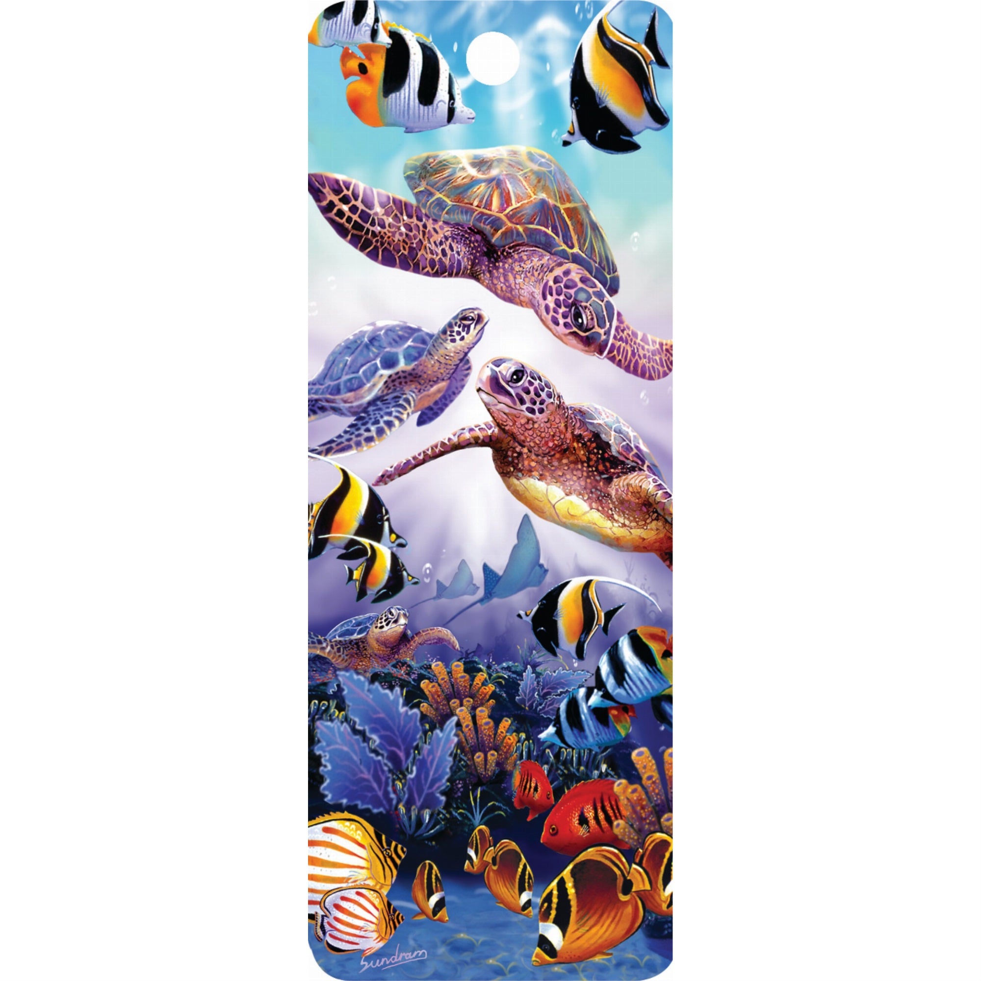 Oceanic Paradise - 3D Bookmark