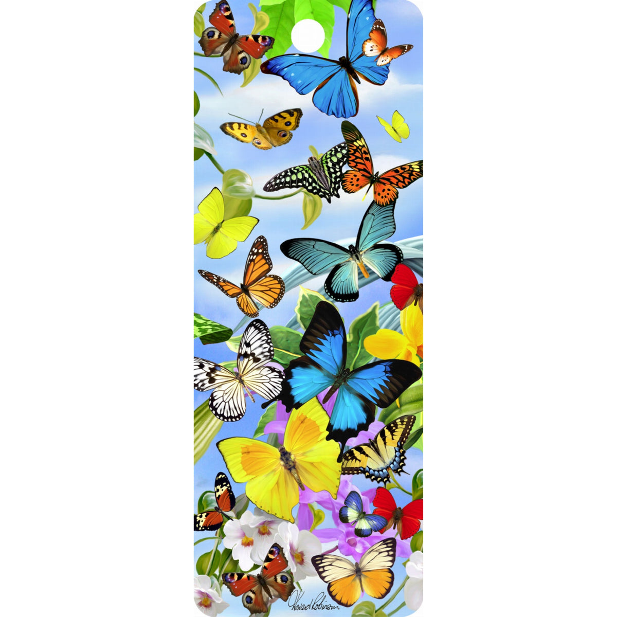 Flutterbies - 3D Bookmark
