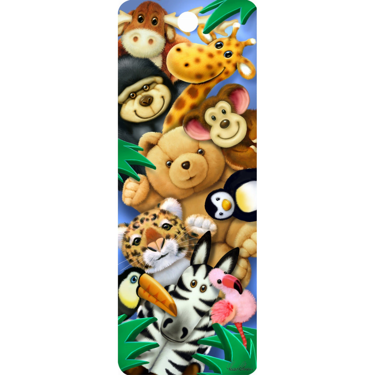 Stuffies - 3D Bookmark
