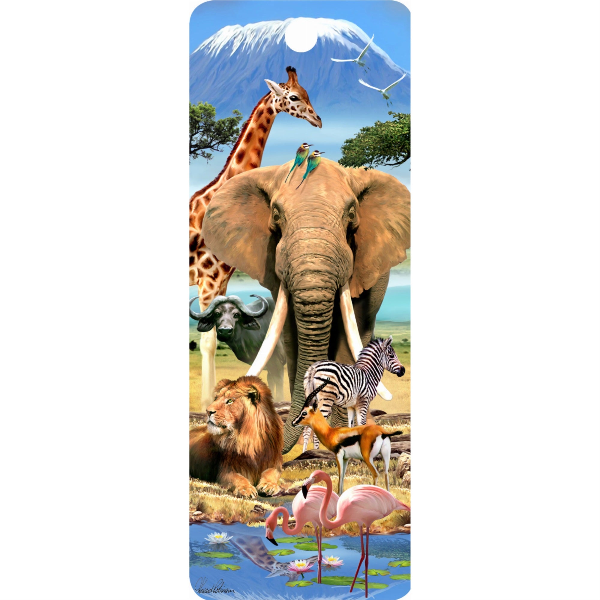 Out Of Africa - 3D Bookmark