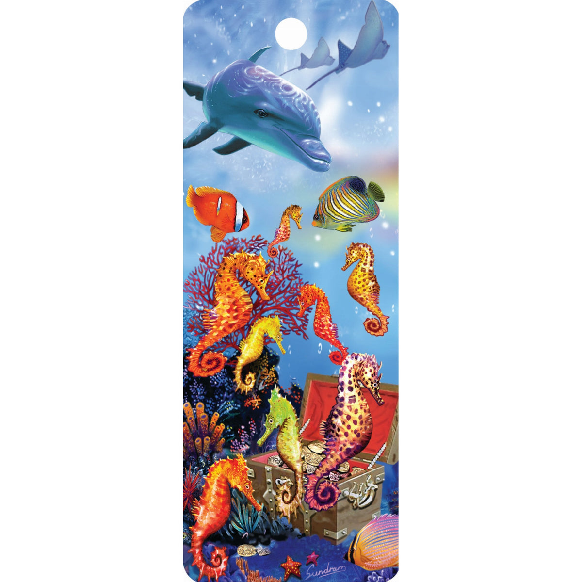 Seahorse Kingdom - 3D Bookmark