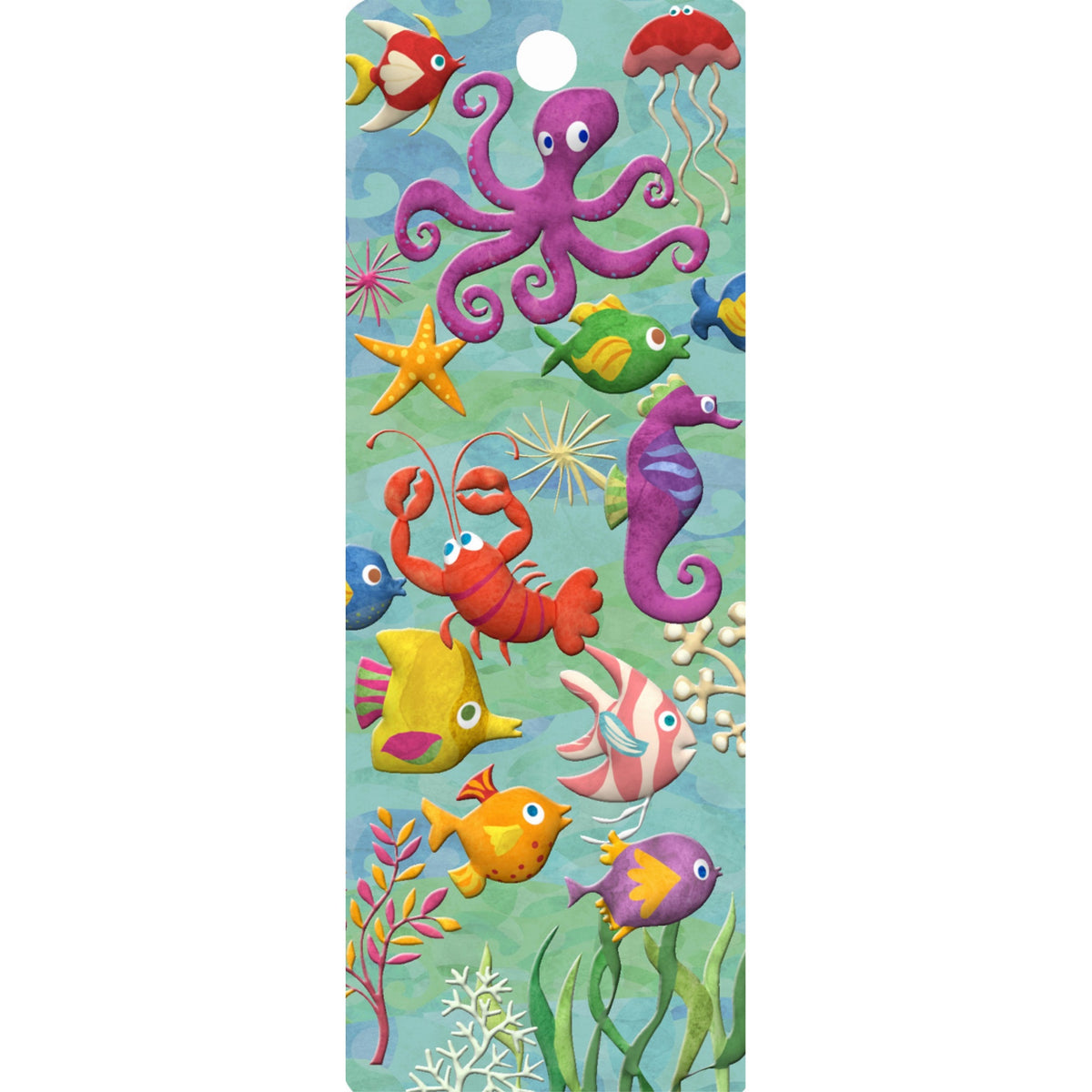 Sea Creatures - 3D Bookmark