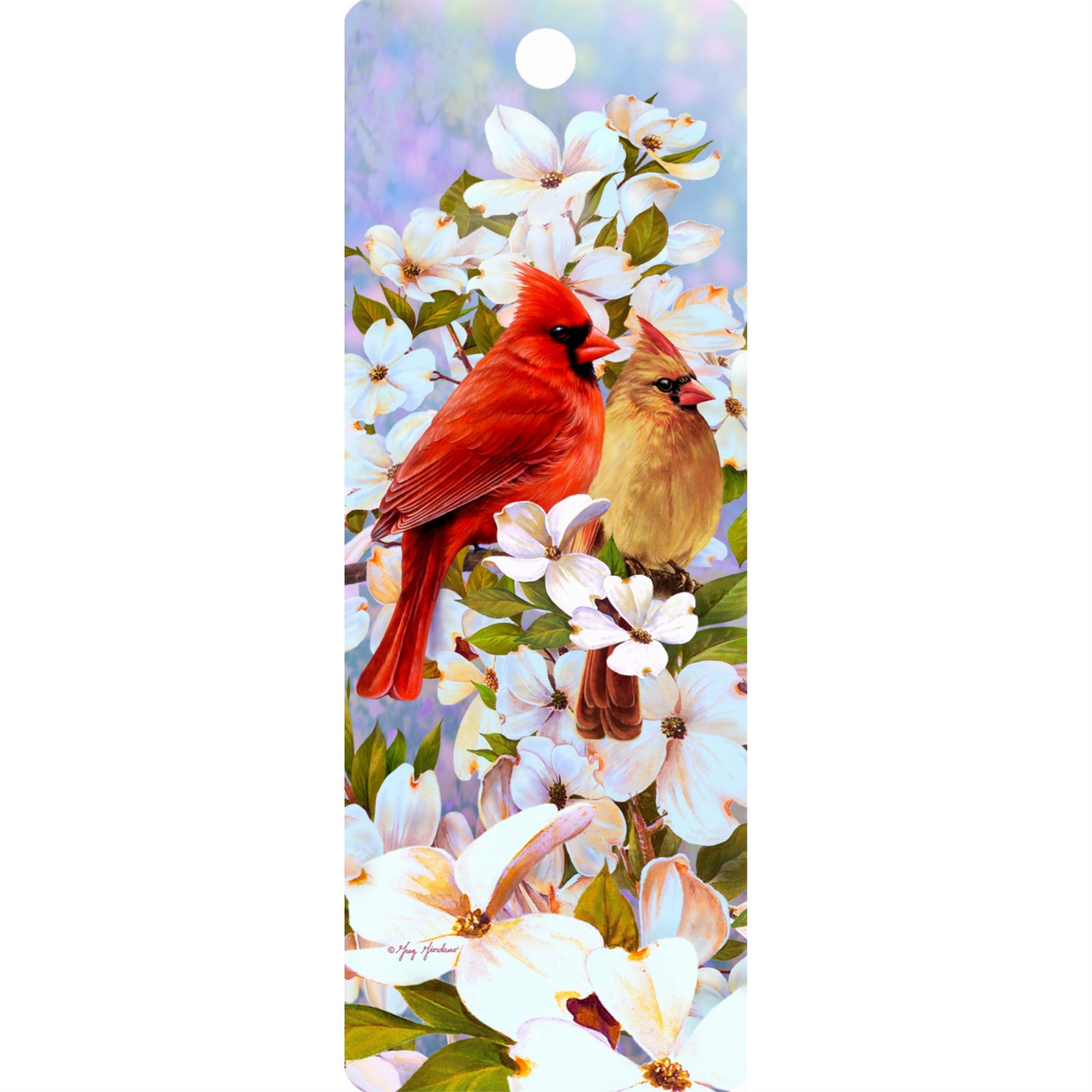 Cardinal Love - 3D Bookmark