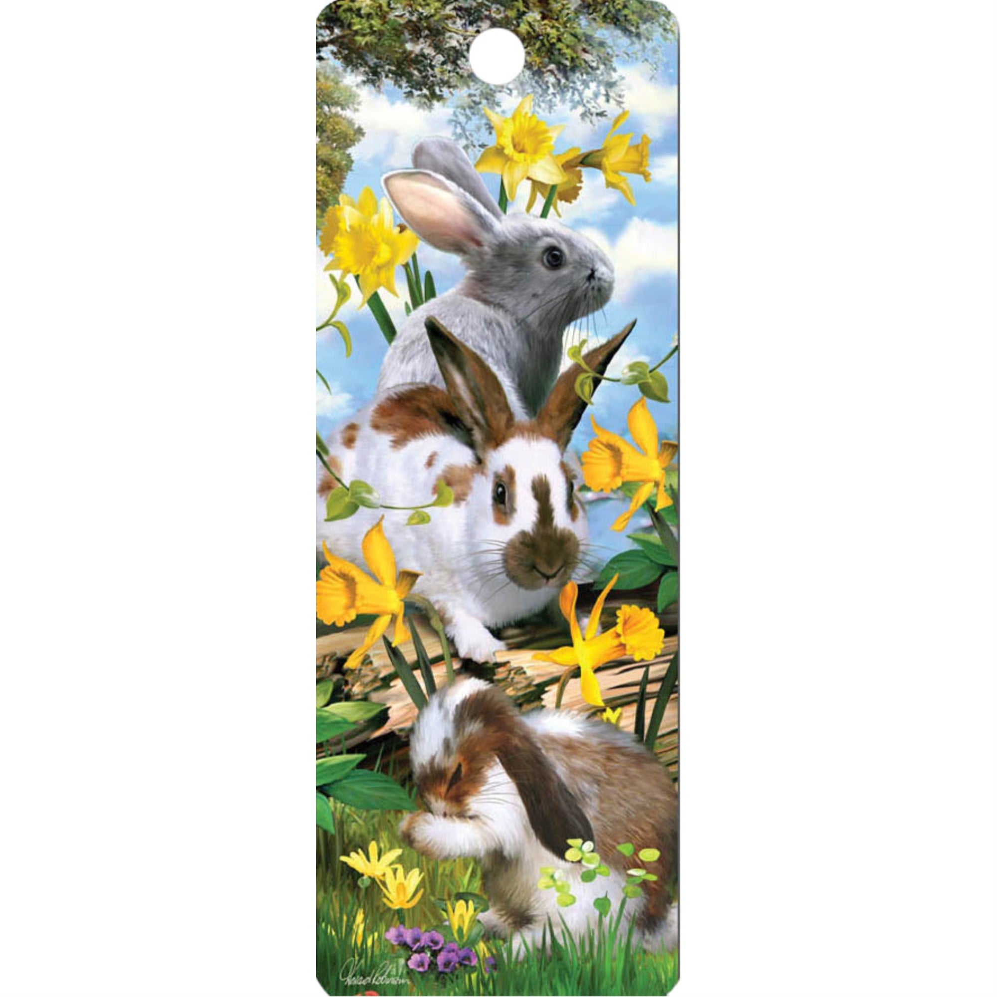 Hippity Hop - 3D Bookmark