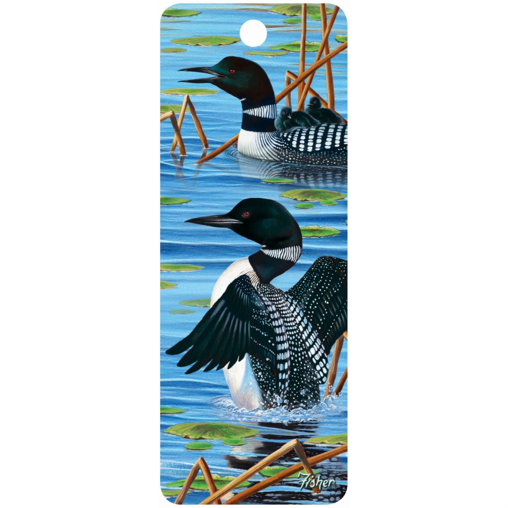 New Loon - 3D Bookmark