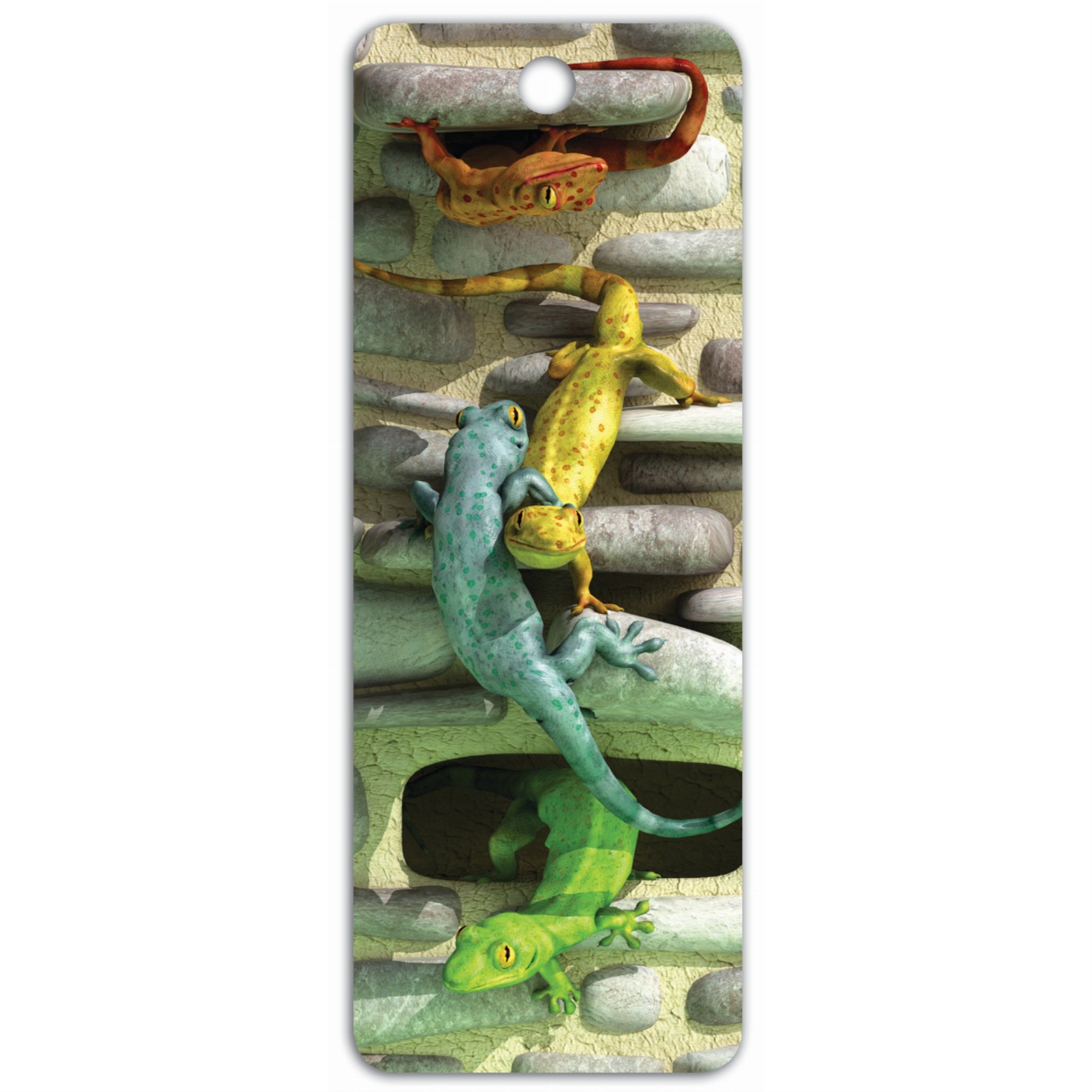 Holy Geckos! - 3D Bookmark