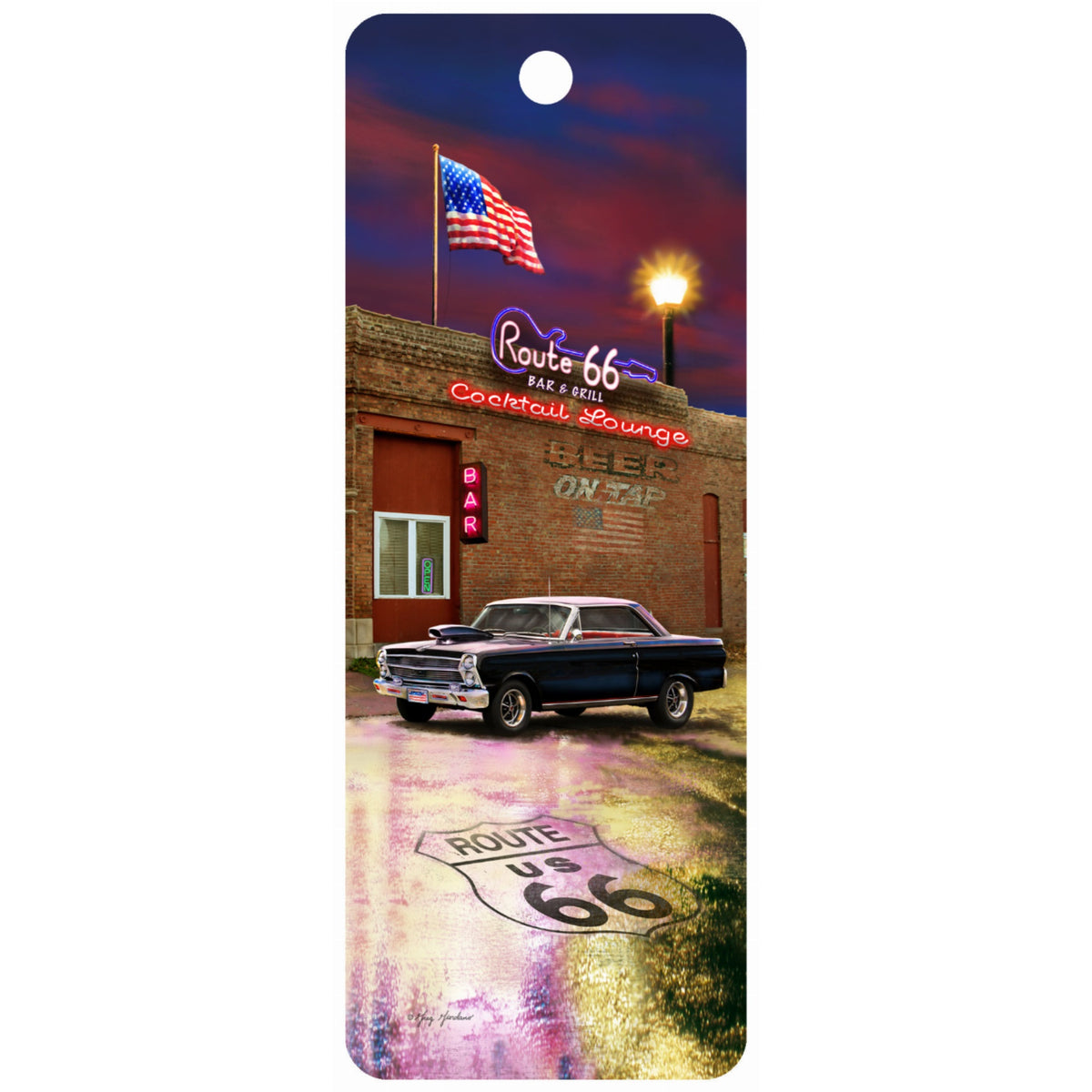 Bar & Grill Cars - 3D Bookmark