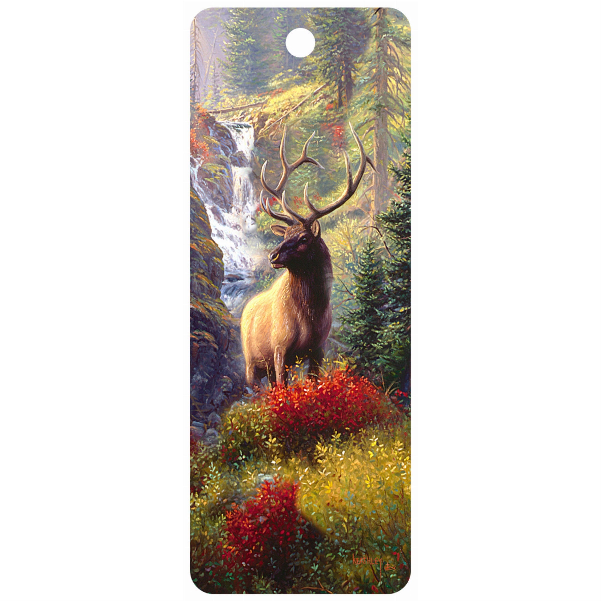Bull Elk - 3D Bookmark