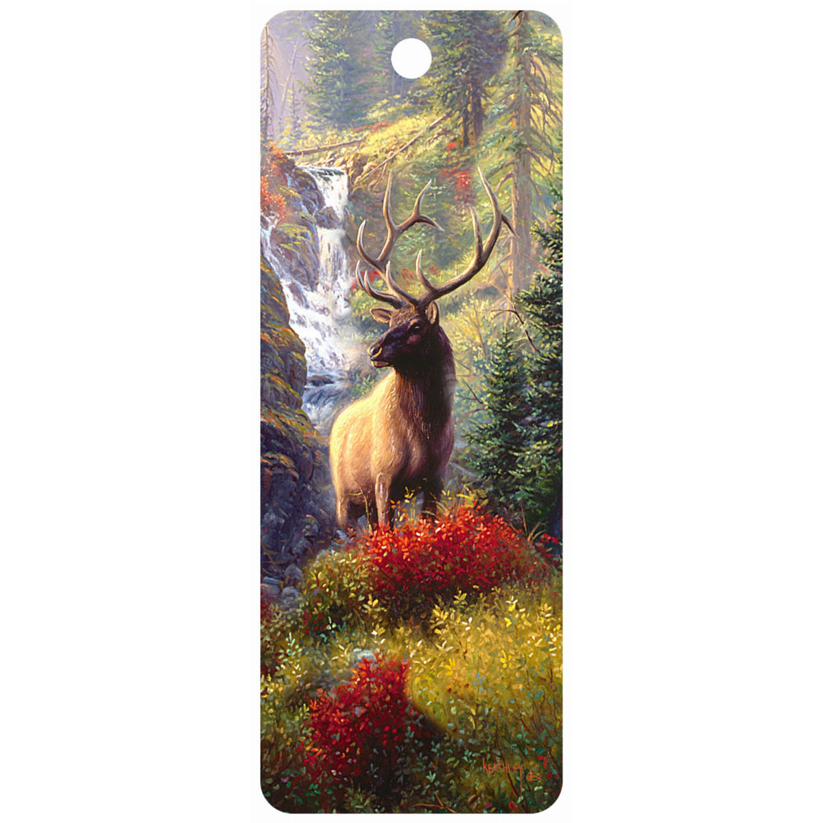 Bull Elk - 3D Bookmark