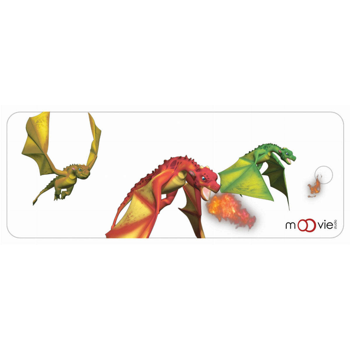 Dragons - Clear Motion Bookmark