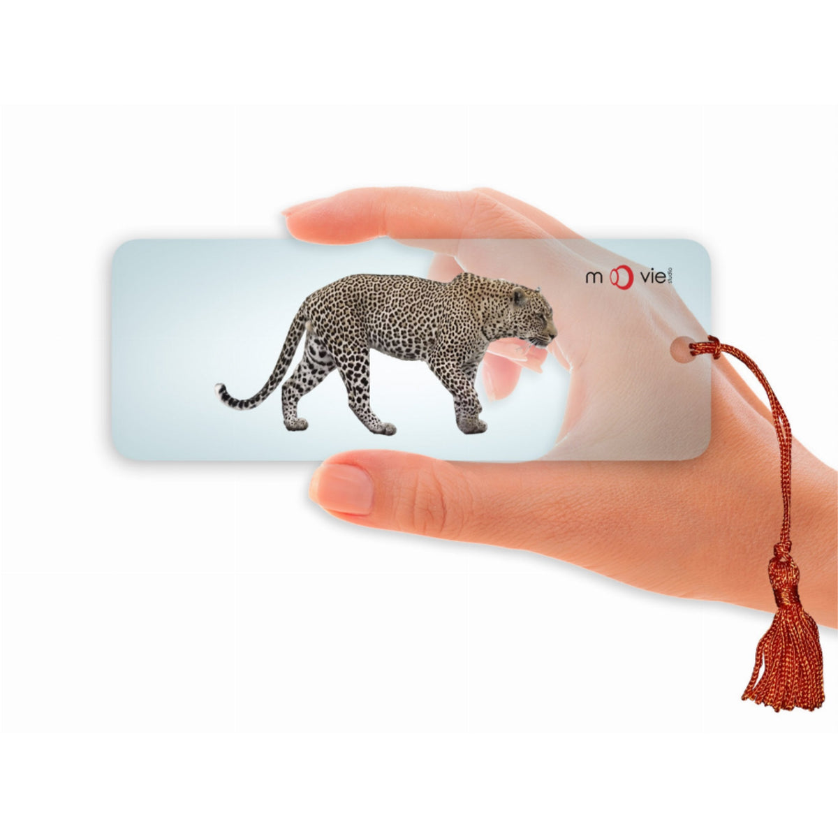 Leopard- Clear Motion Bookmark