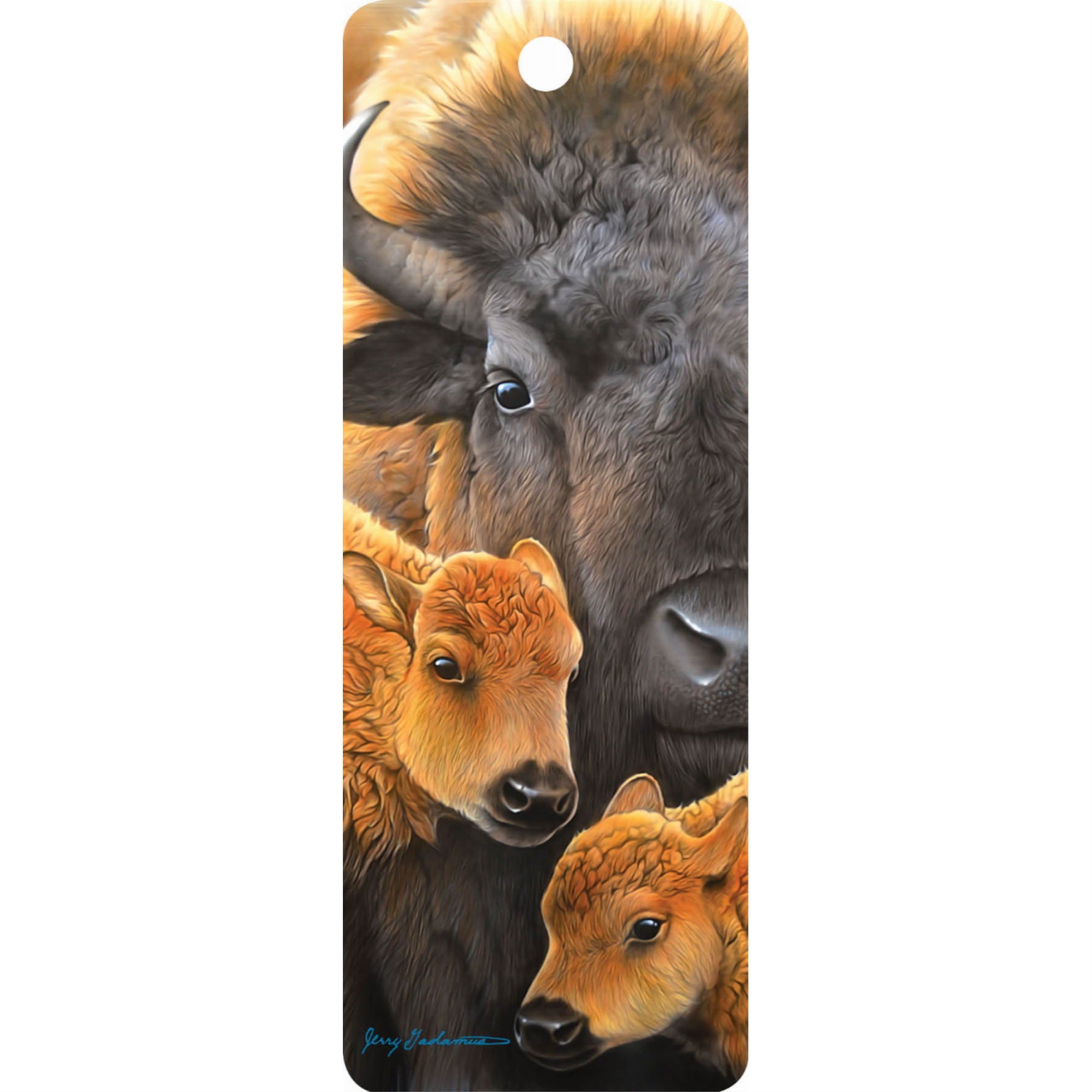 Buffalo And Calves - 3D Bookmark