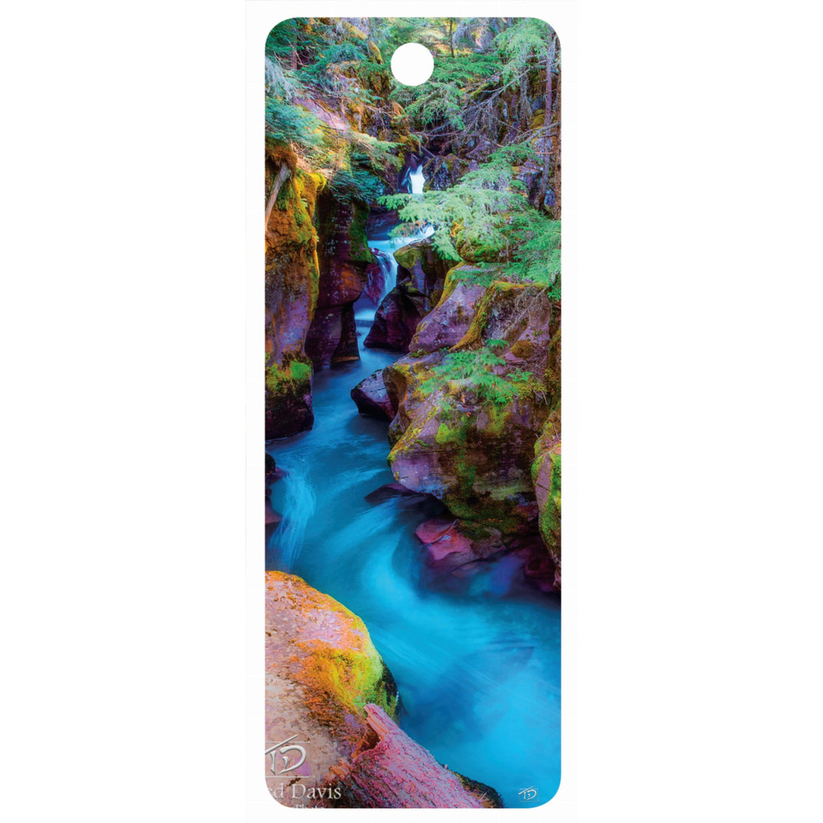 Aqua Currents - 3D Bookmark