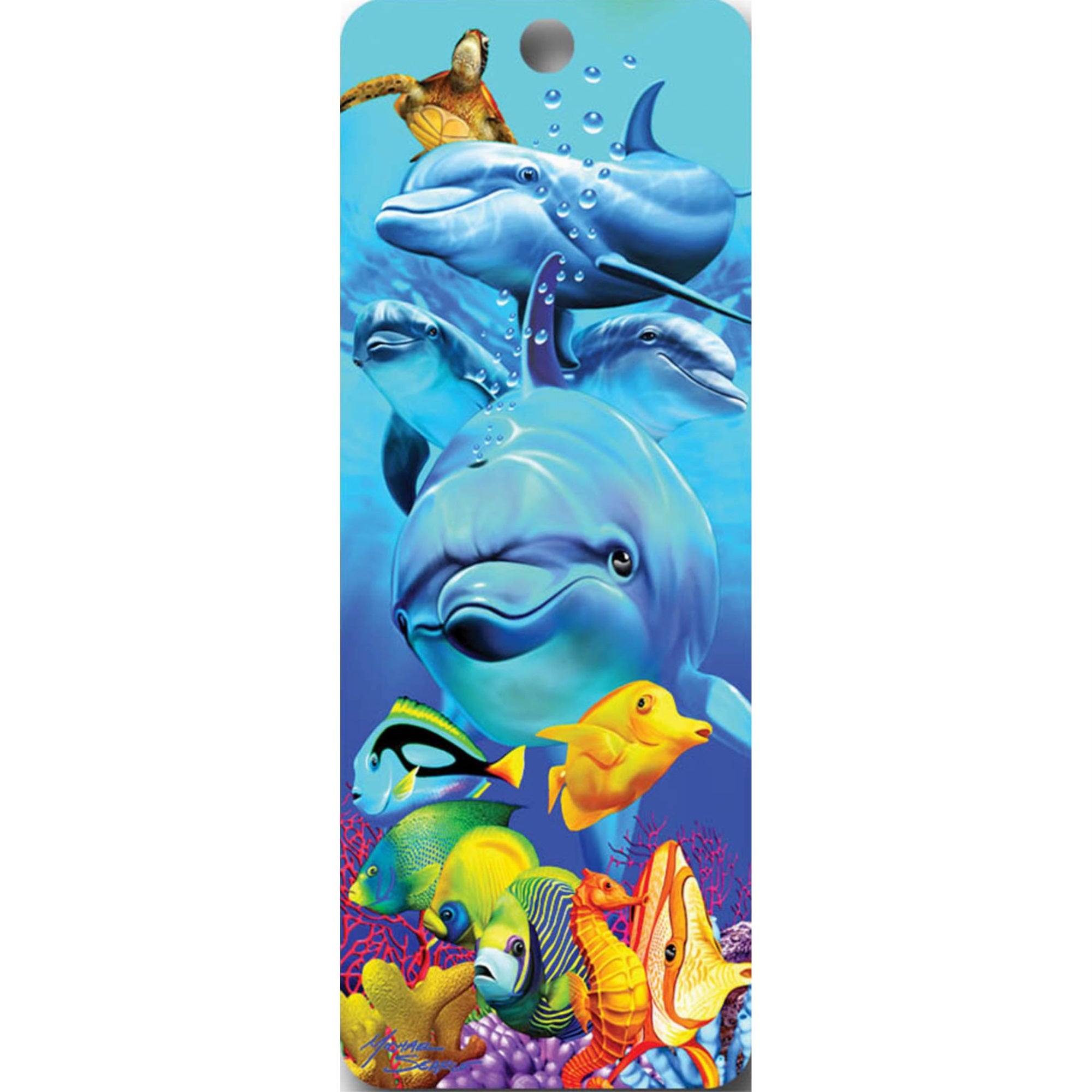 Dolphins - 3D Bookmark