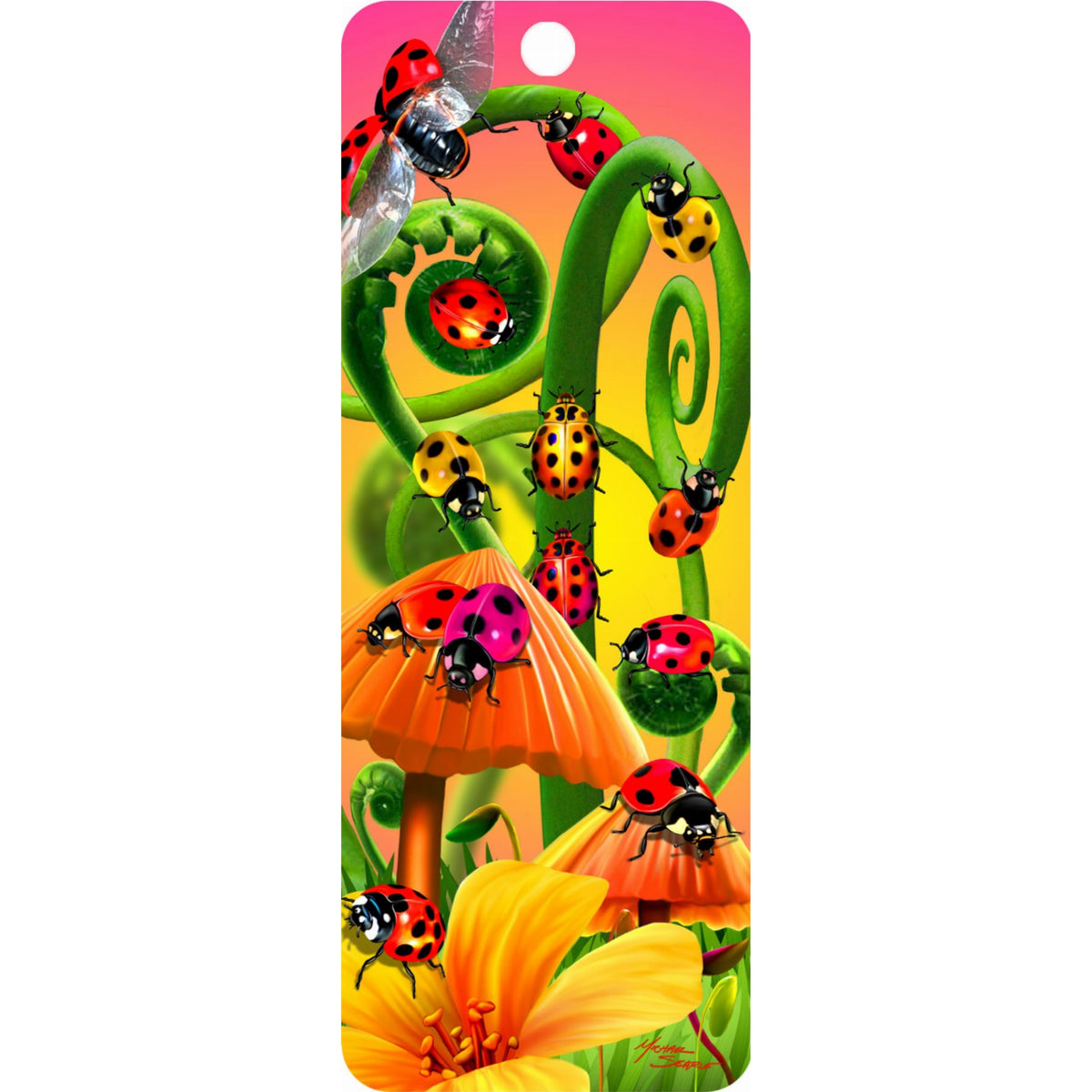 Ladybugs - Motion Bookmark