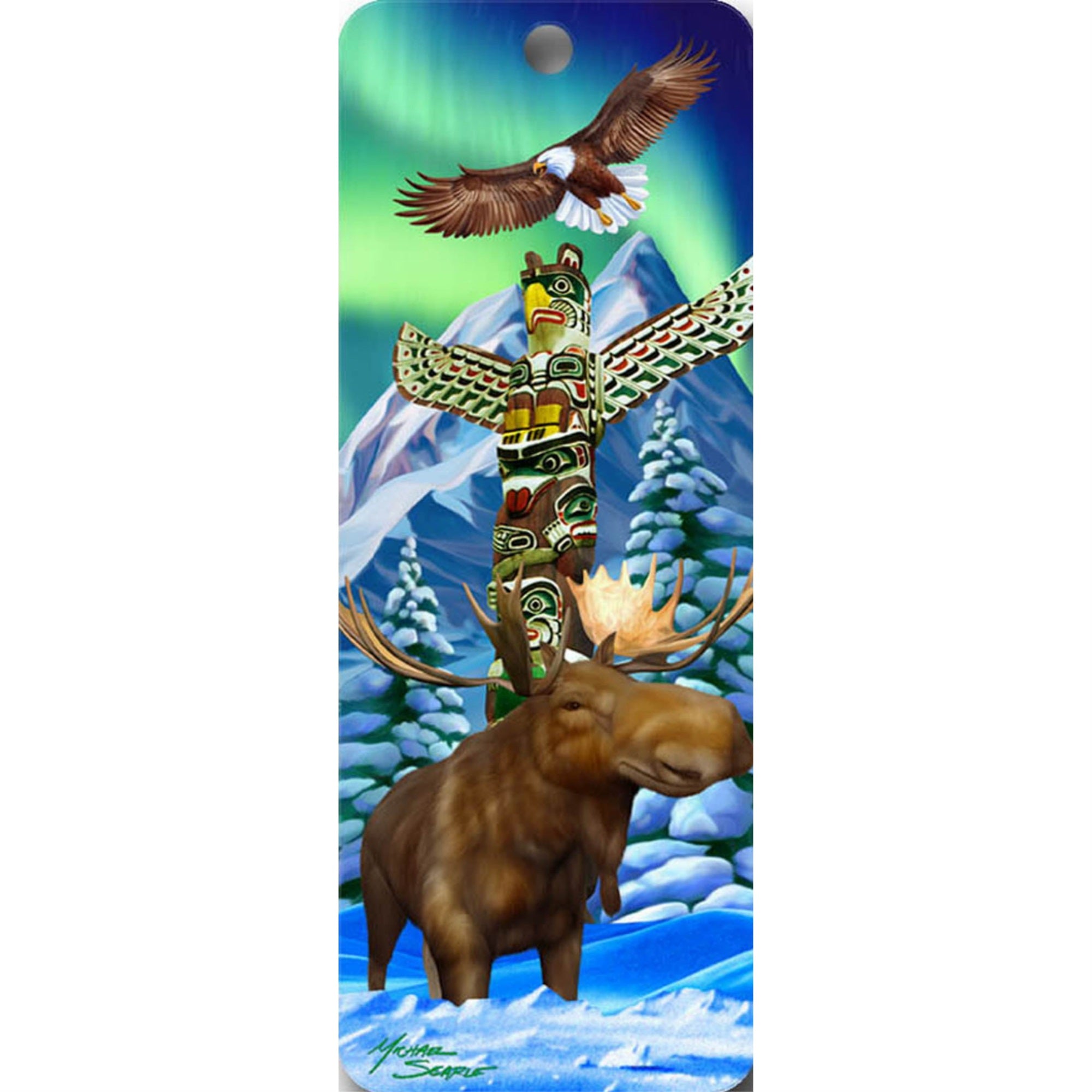 Totem Pole - 3D Bookmark