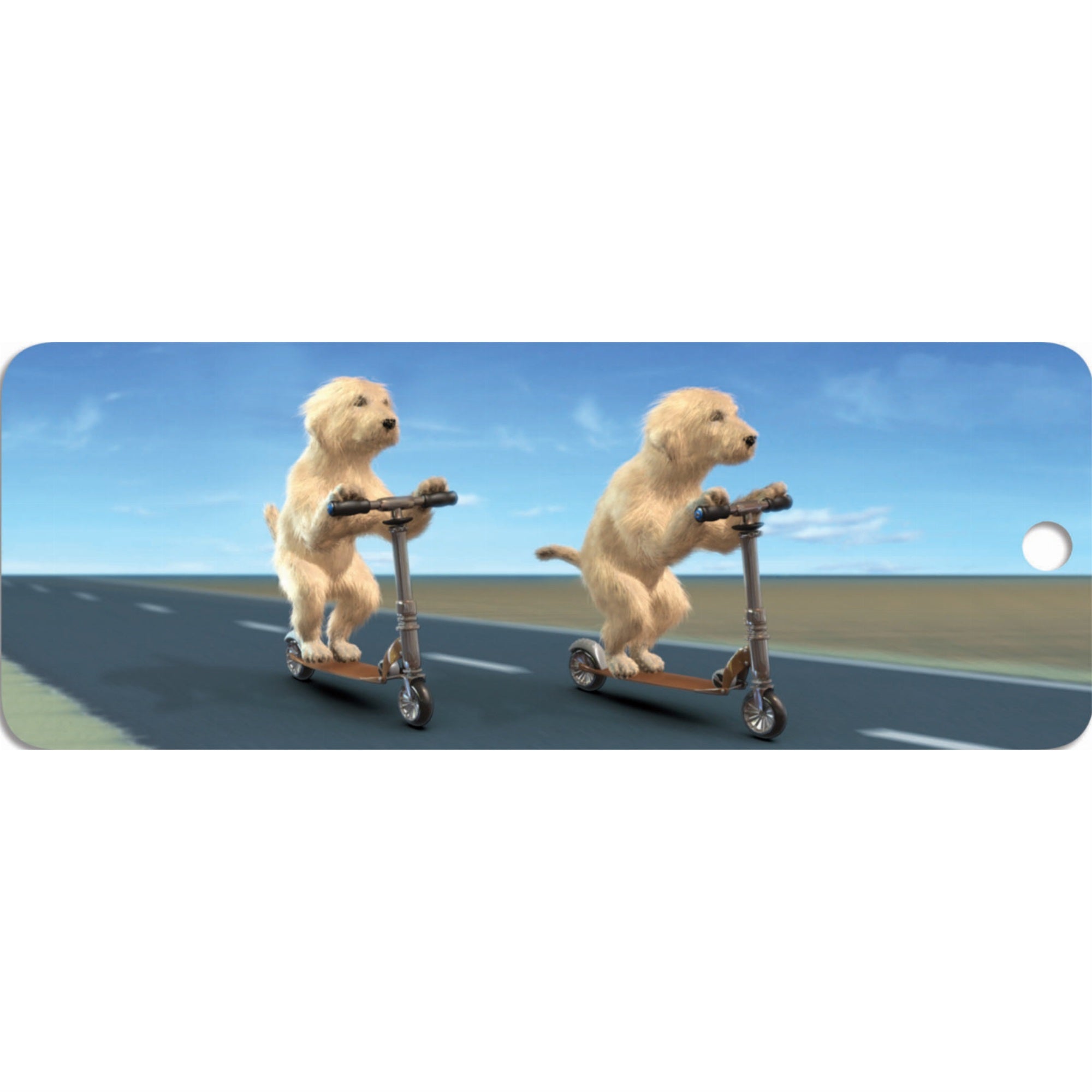 Dogs On Scooters - Motion Bookmark