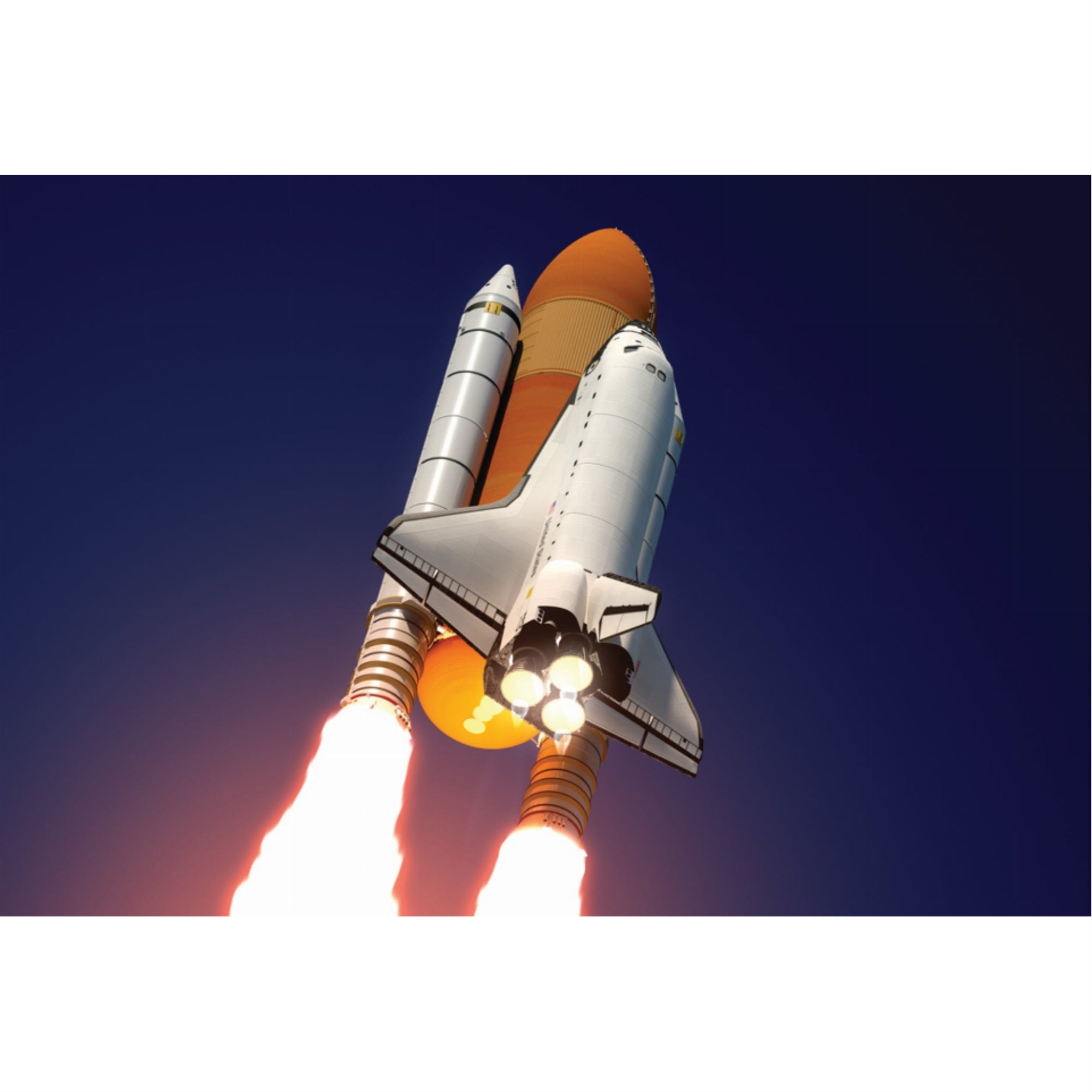 Space Shuttle - Motion Postcard