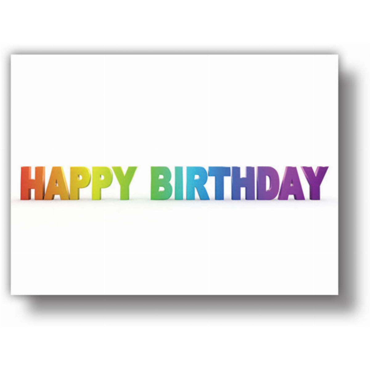 Happy Birthday Letters - Motion Postcard