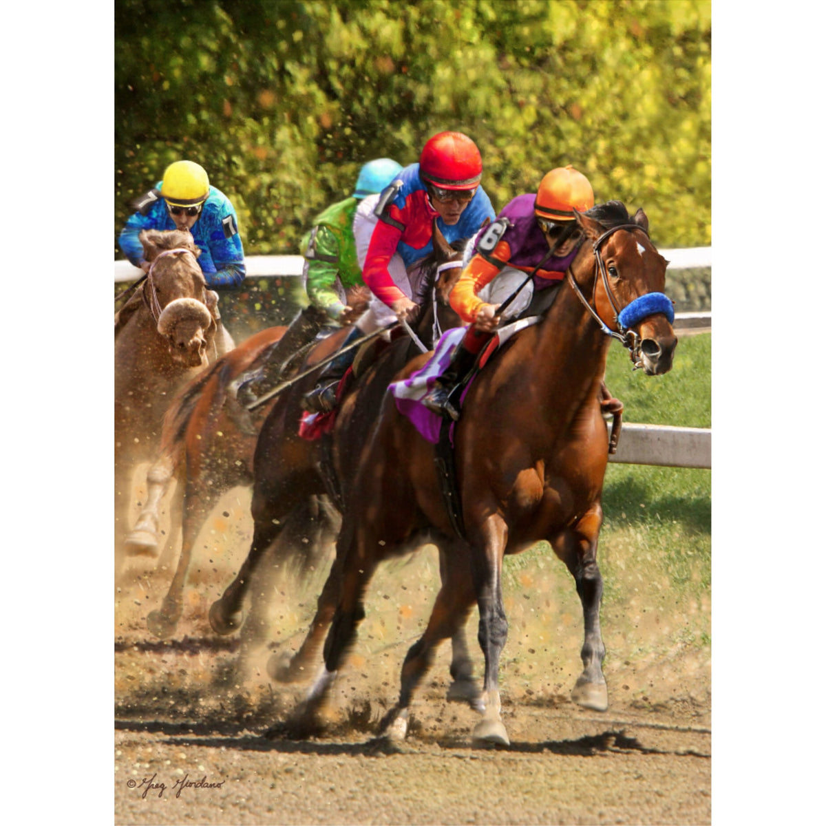 In The Lead - 3D Postcard