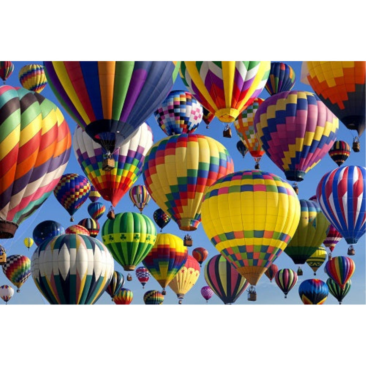 Hot Air Balloons- 3D Postcard