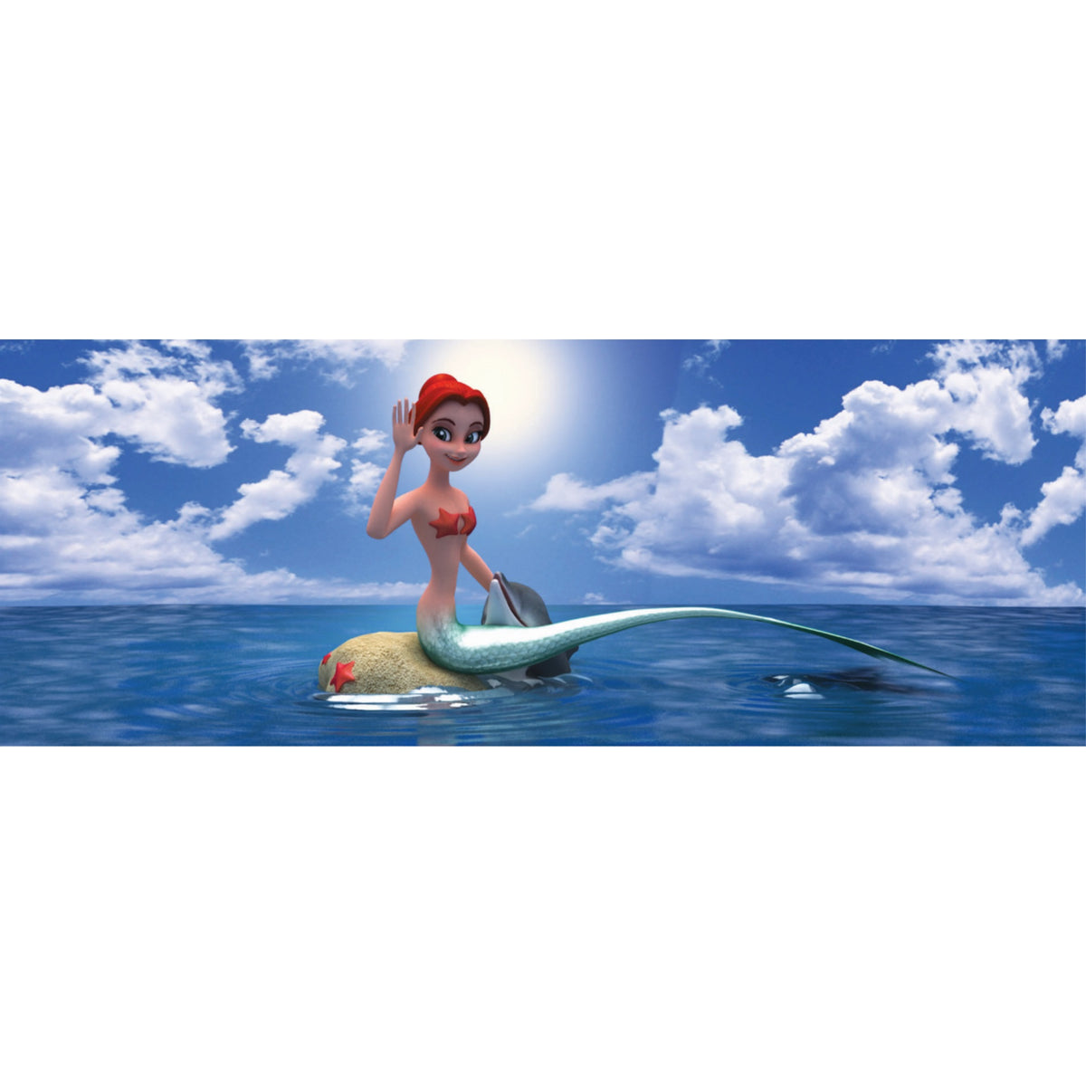 Mermaid - Motion Bookmark/ 6' Ruler