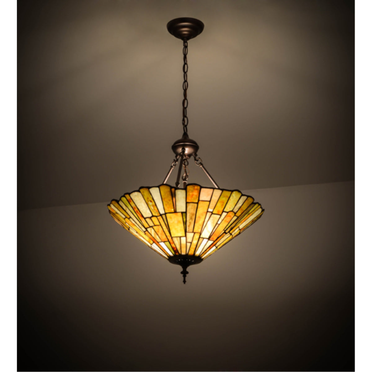21' Wide Delta Jadestone Inverted Pendant