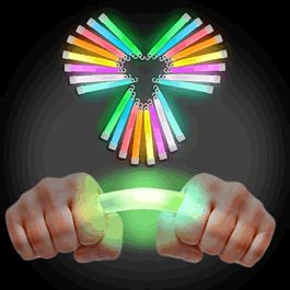 5 Minute High Intensity 6 Inch Glow Sticks Pack of 10 Purple
