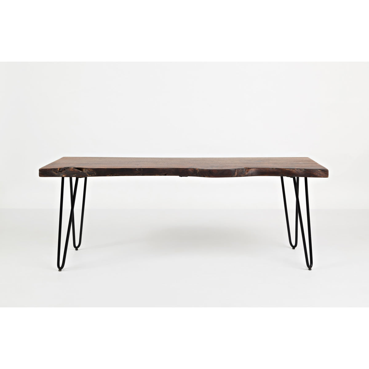 Nature'S Edge 48'' Modern Solid Wood Live Edge Bench